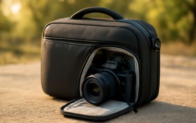 Travel-ready gear: camera bags with side access for instant lens swaps